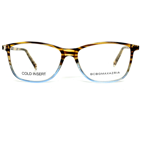 BCBGMAXAZRIA DOREENA Brown‎ Horn Fade Eyeglasses Frame 54-15-135mm H13540